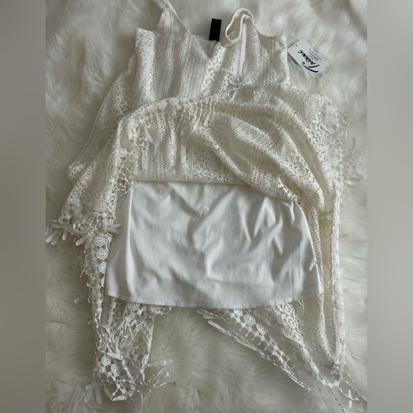 Trixxi white lace fringe dress - Picture 14 of 15